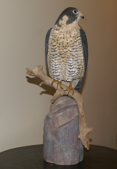 Falcon Carving